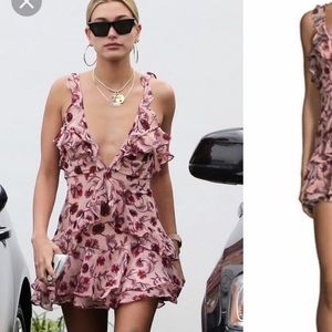 For Love & Lemons pink dress